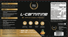 Load image into Gallery viewer, L- Carnitine with Apple Cider Vinegar 16oz
